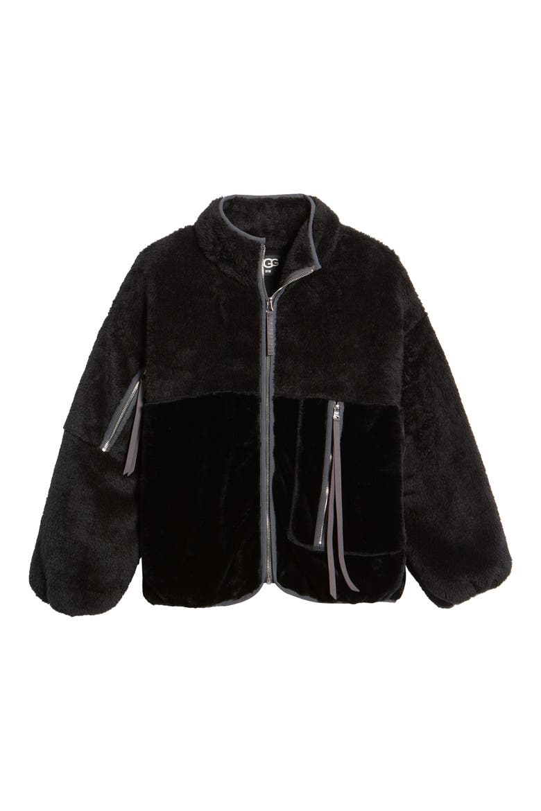 Marlene II Fleece Jacket, Alternate, color, BLACK
