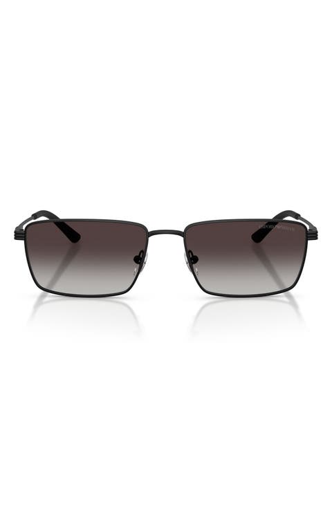 57mm Rectangular Sunglasses