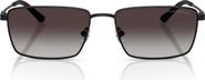 Emporio Armani 57mm Rectangular Sunglasses