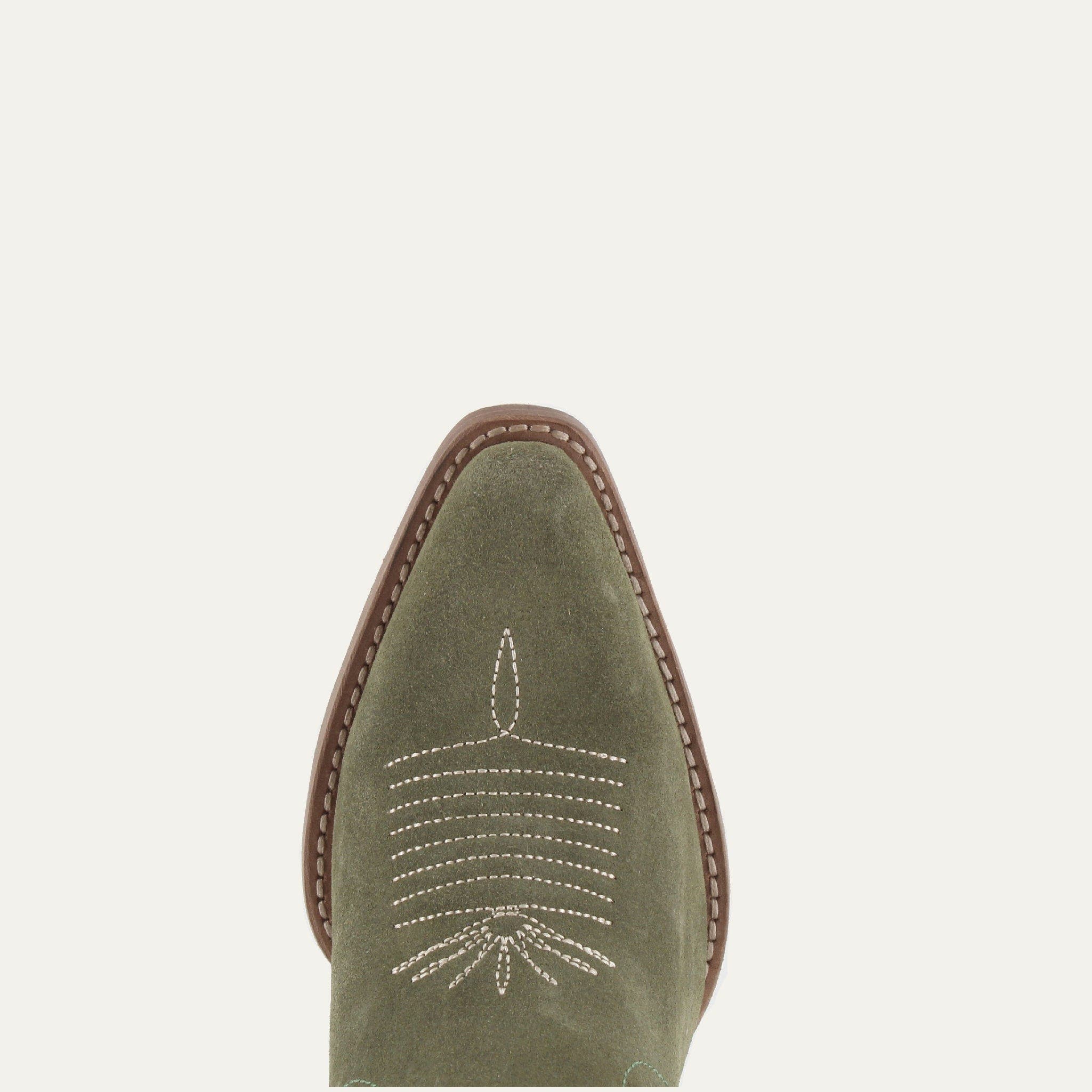 Brooke Leather Boots, Alternate, color, Olive