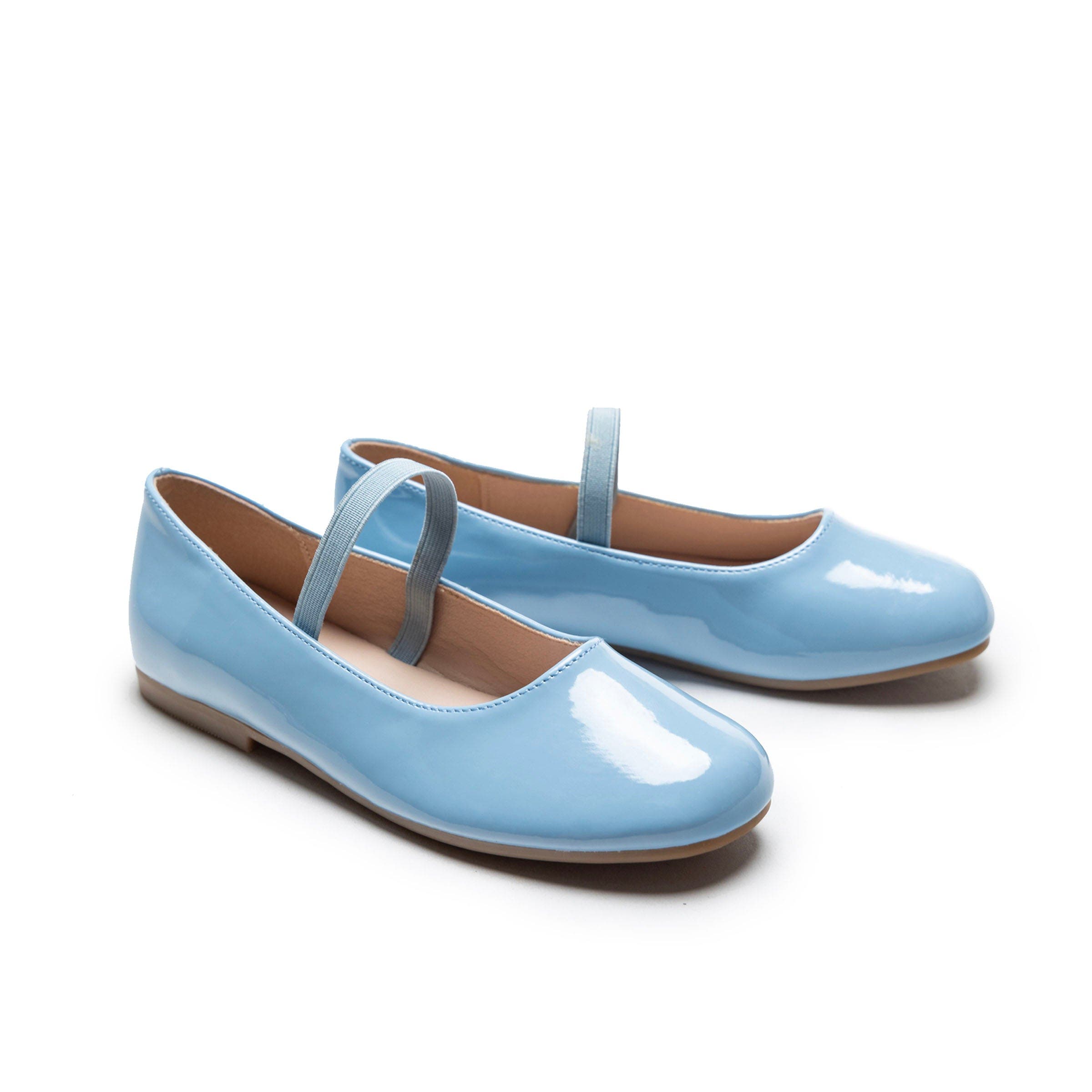 Satin Colette Flats, Alternate, color, Baby Blue