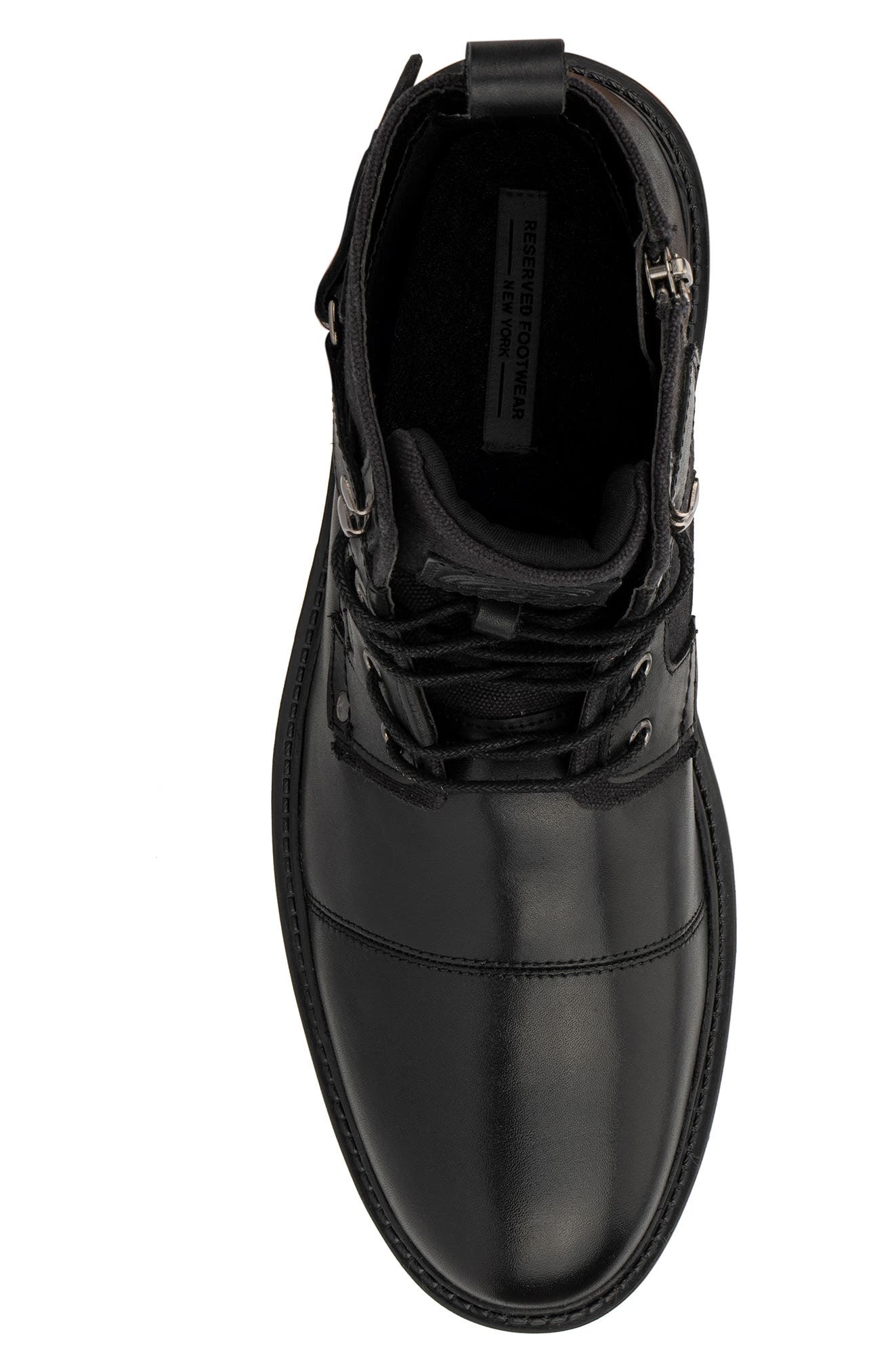 RESERVE FOOTWEAR Axion Burnished Cap Toe Boot, Alternate, color, 