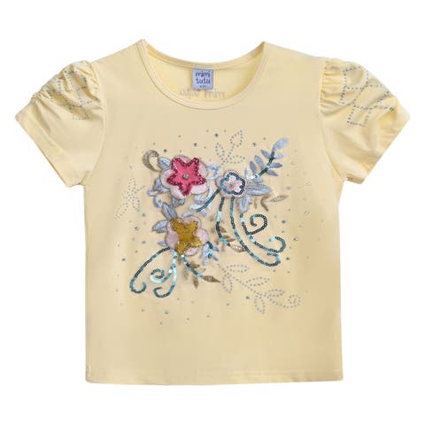 Flowers T-Shirt (Toddler, Little Kid & Big Kid)