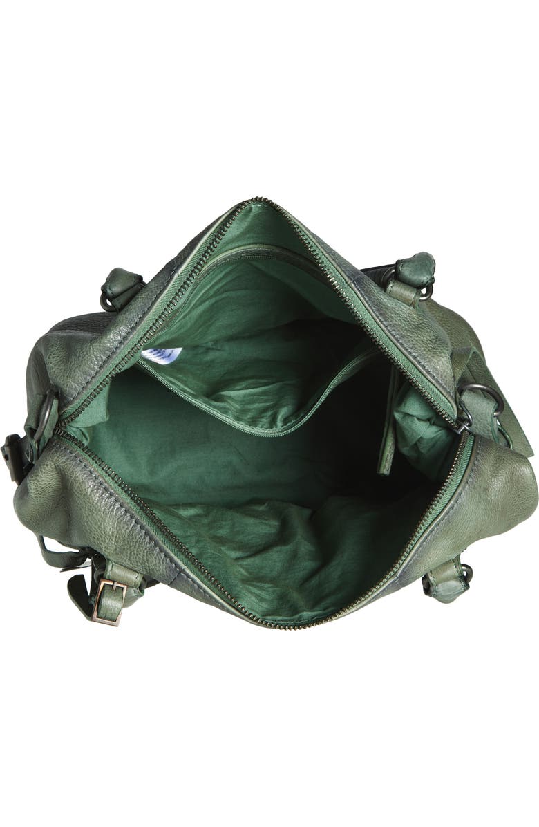 Free People We The Free Baby Emerson Leather Tote, Alternate, color, Secret Sage