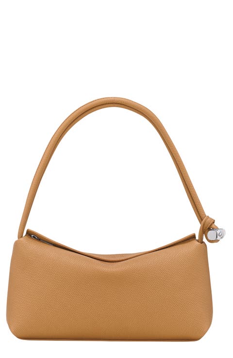 Le Roseau East/West Leather Shoulder Bag