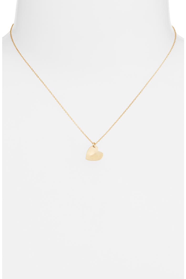 Sophia Initial Heart Pendant Necklace, Alternate, color, GOLD / I