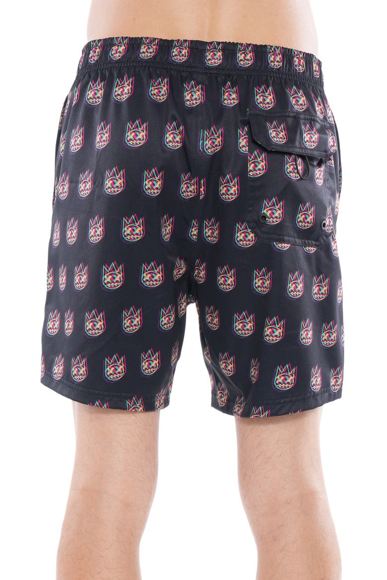 Shimuchan Swim Trunks, Alternate, color, TRIPPY