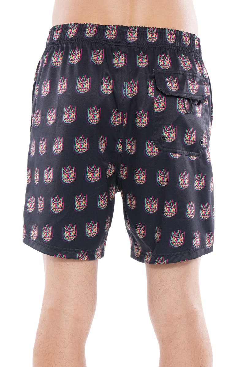 Cult of Individuality Shimuchan Swim Trunks, Alternate, color, Trippy