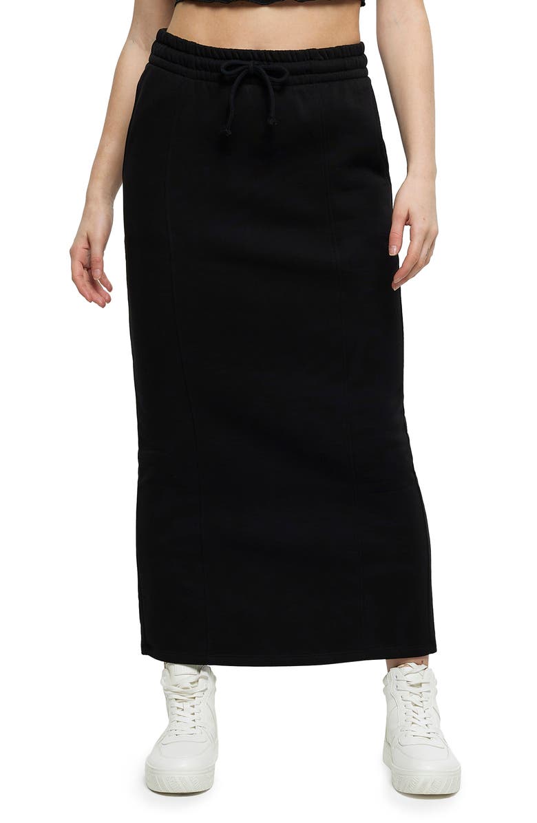 River Island Sweat Midi Skirt, Main, color,