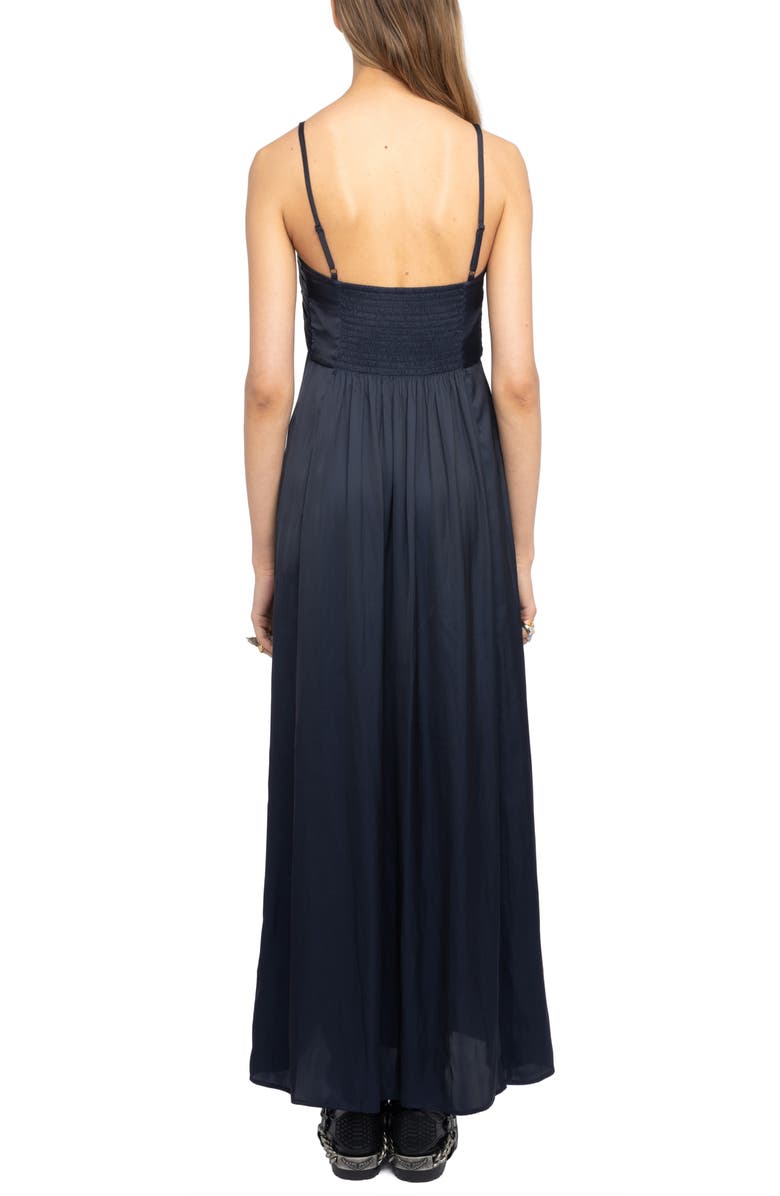 Zadig & Voltaire Rippie Satin Dress, Alternate, color, Encore