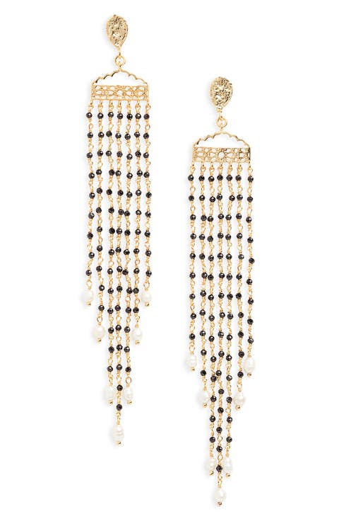 Zoe Drape Drop Earrings