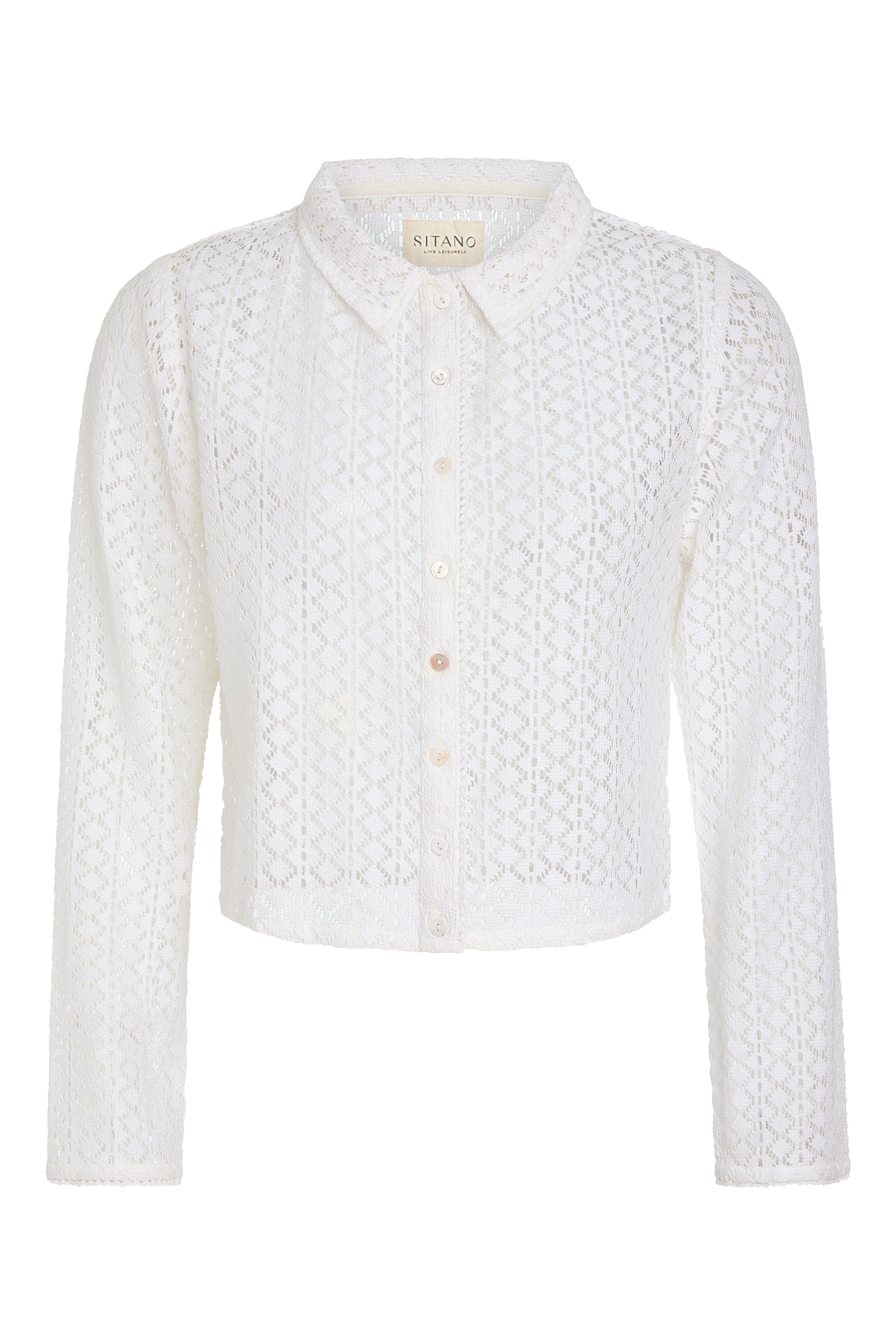Airy Crochet Dinner Sweater - image 2