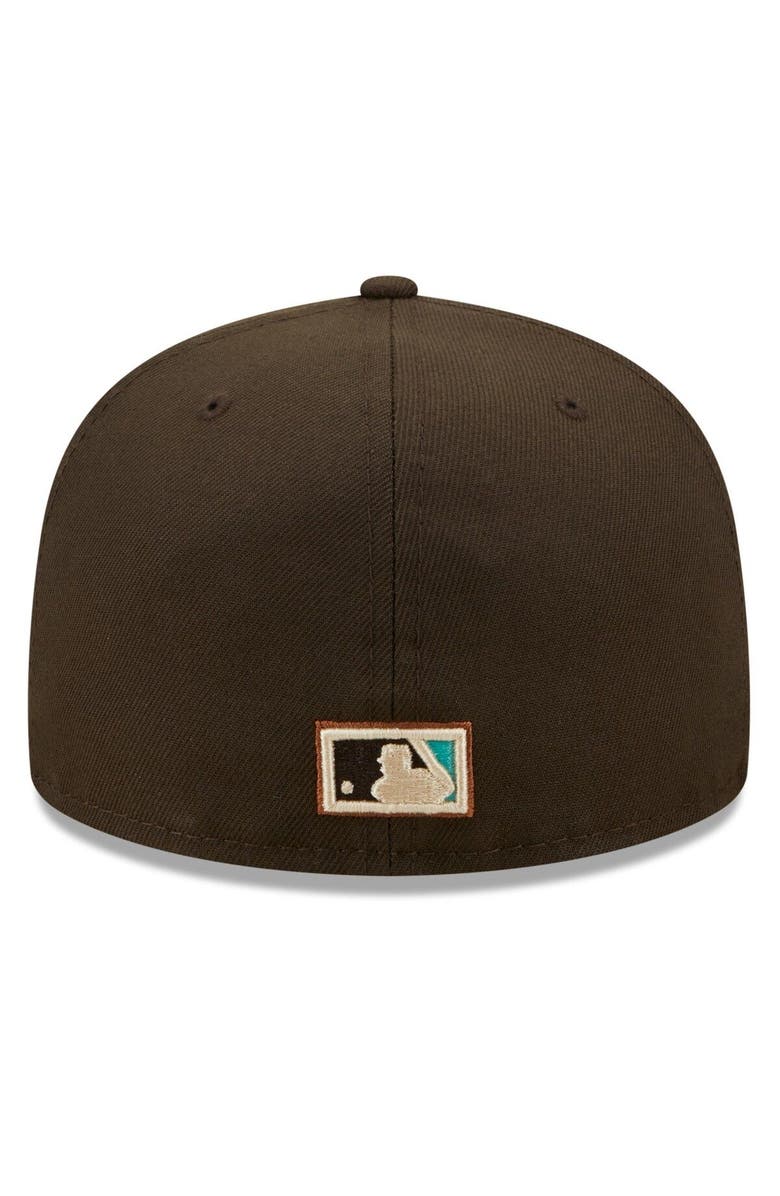 New Era Men's New Era Brown/Mint Boston Red Sox  Walnut Mint 59FIFTY Fitted Hat, Alternate, color, 