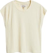 CITY BLUES Rib Knit Top