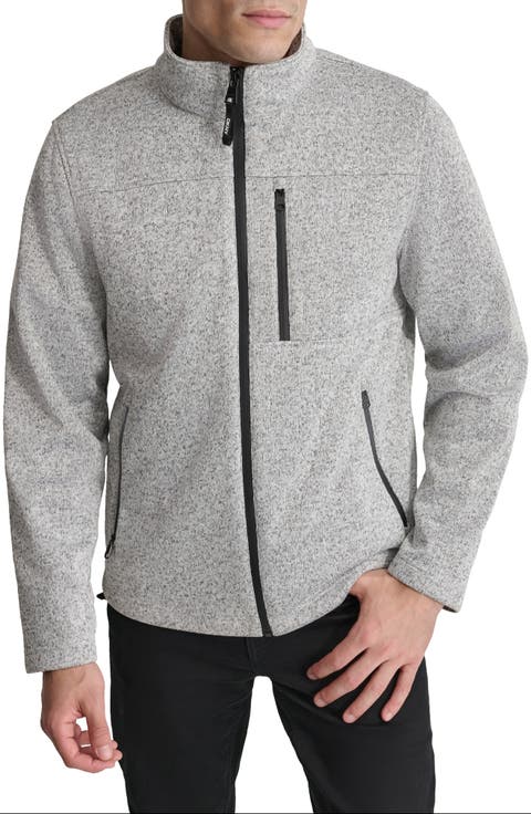 Sweater Knit Fleece Jacket