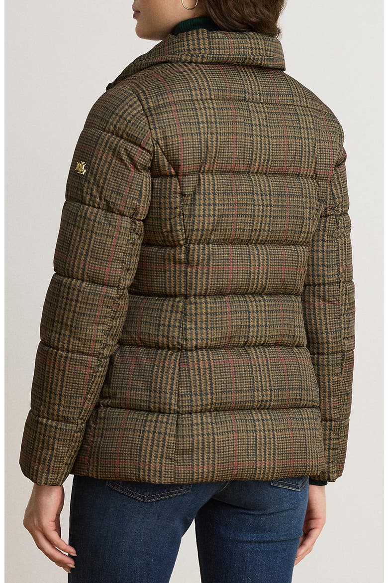 Plaid Puffer Jacket, Alternate, color, GRAND LODEN PLAID