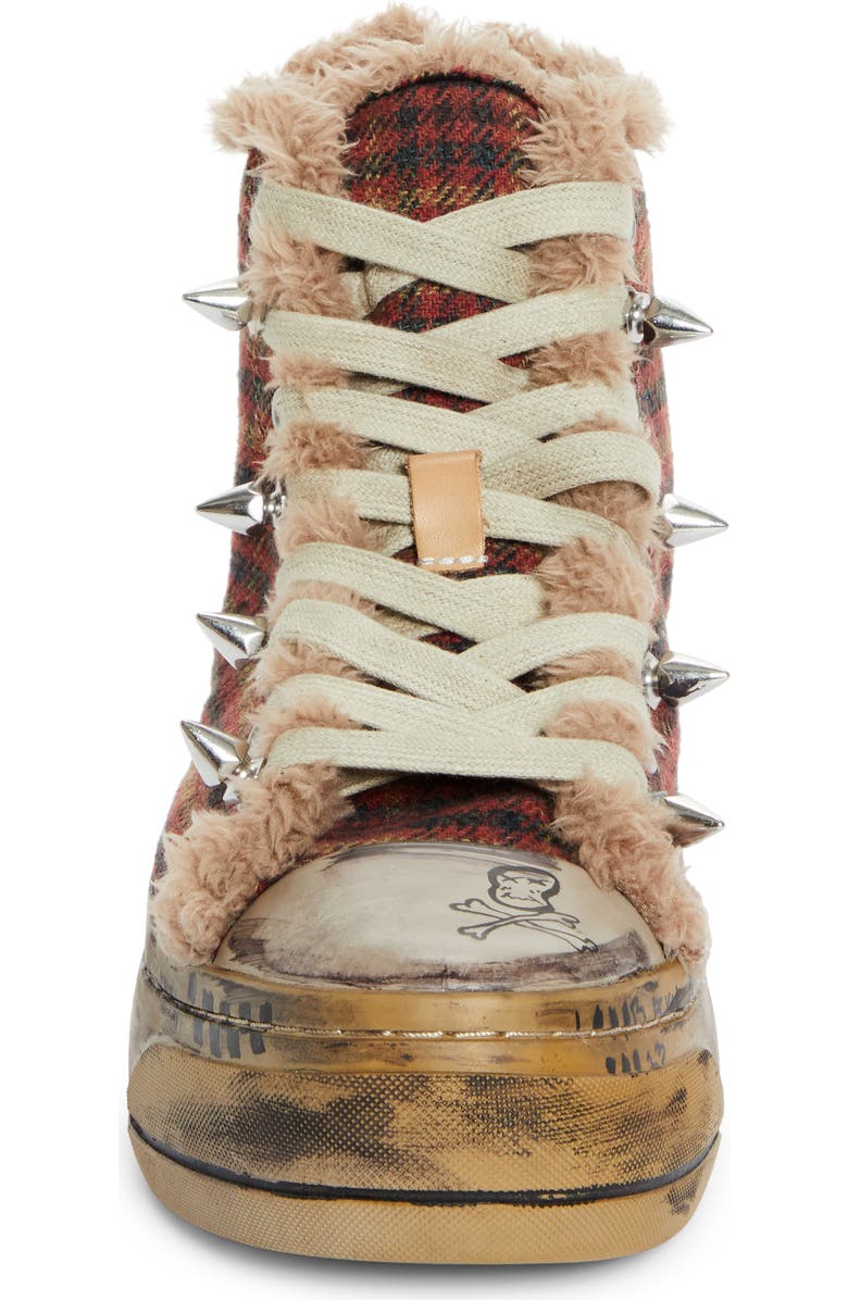 R13 Kurt Platform High Top Sneaker, Alternate, color,