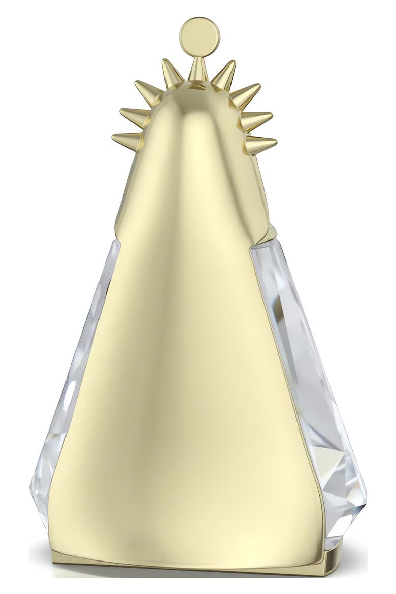 Crystal Zodiac Figurine, Alternate, color, CLEAR / GOLD-VIRGO