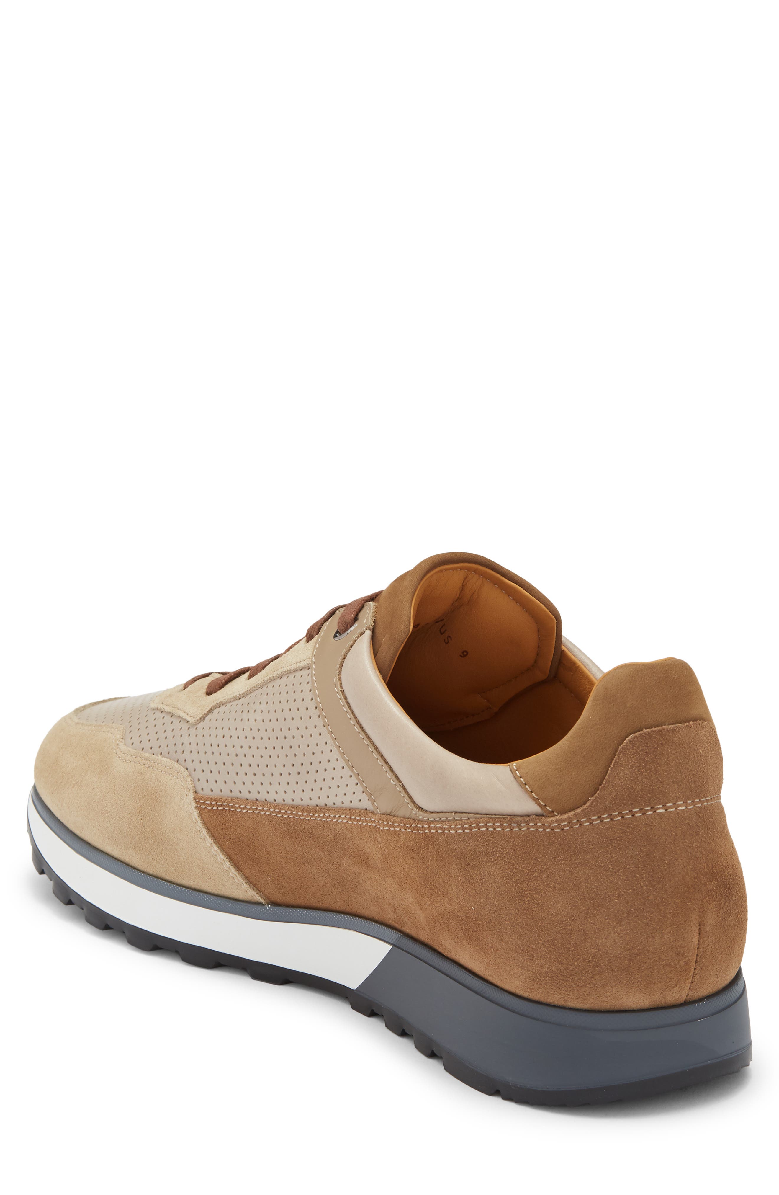 Perforated Sneaker, Alternate, color, CREAM