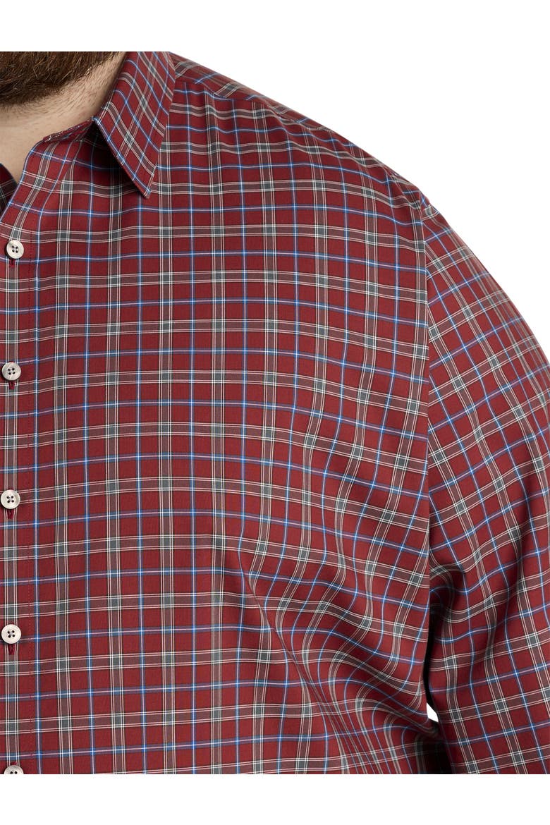Big & Tall Lynch Sport Shirt, Alternate, color, RED