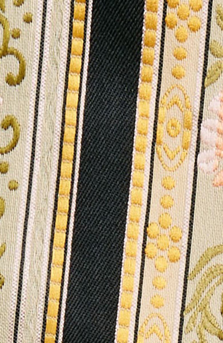 Bode Floret Brocade Bow Barrette, Alternate, color,