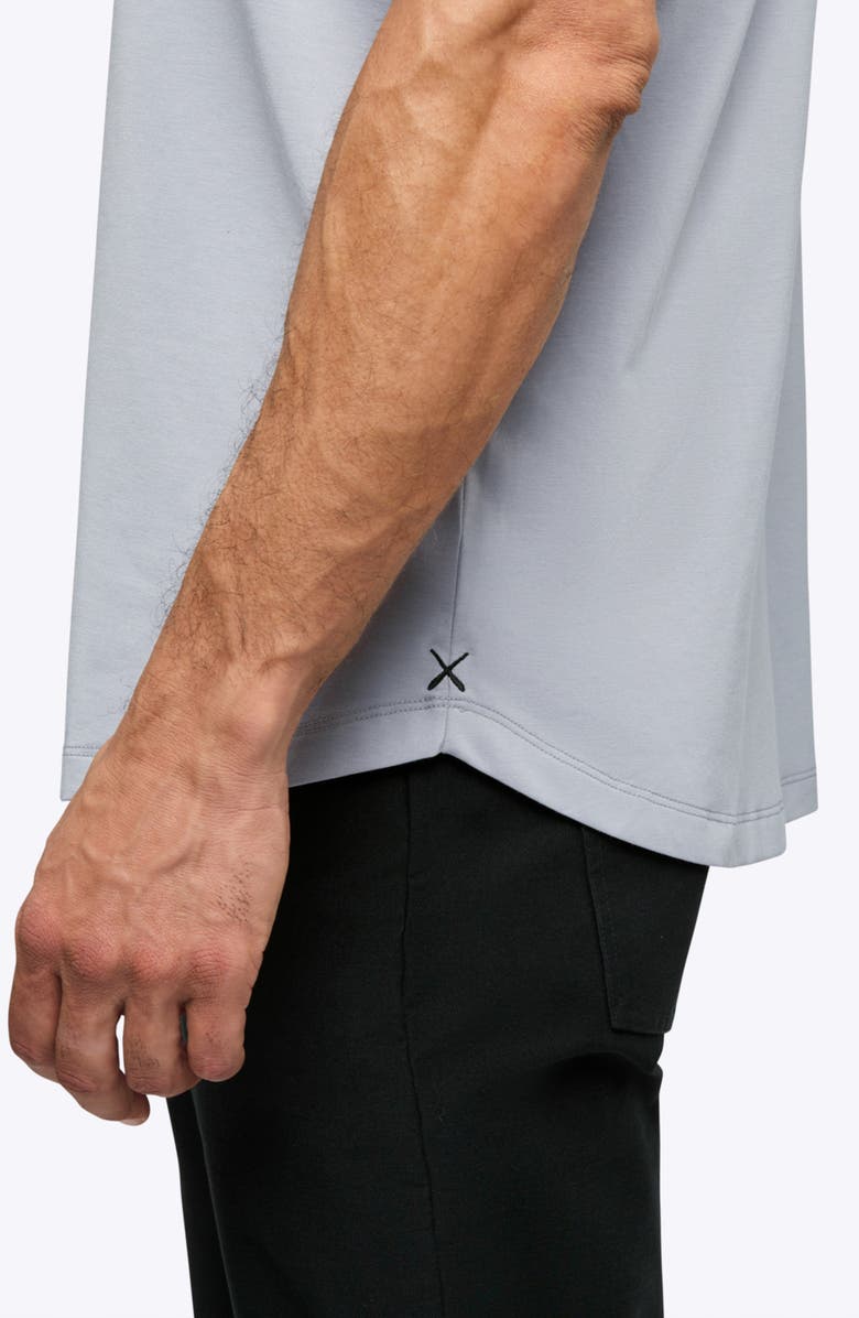 Cuts Trim Fit Cotton Blend Polo, Alternate, color, Cashmere Grey