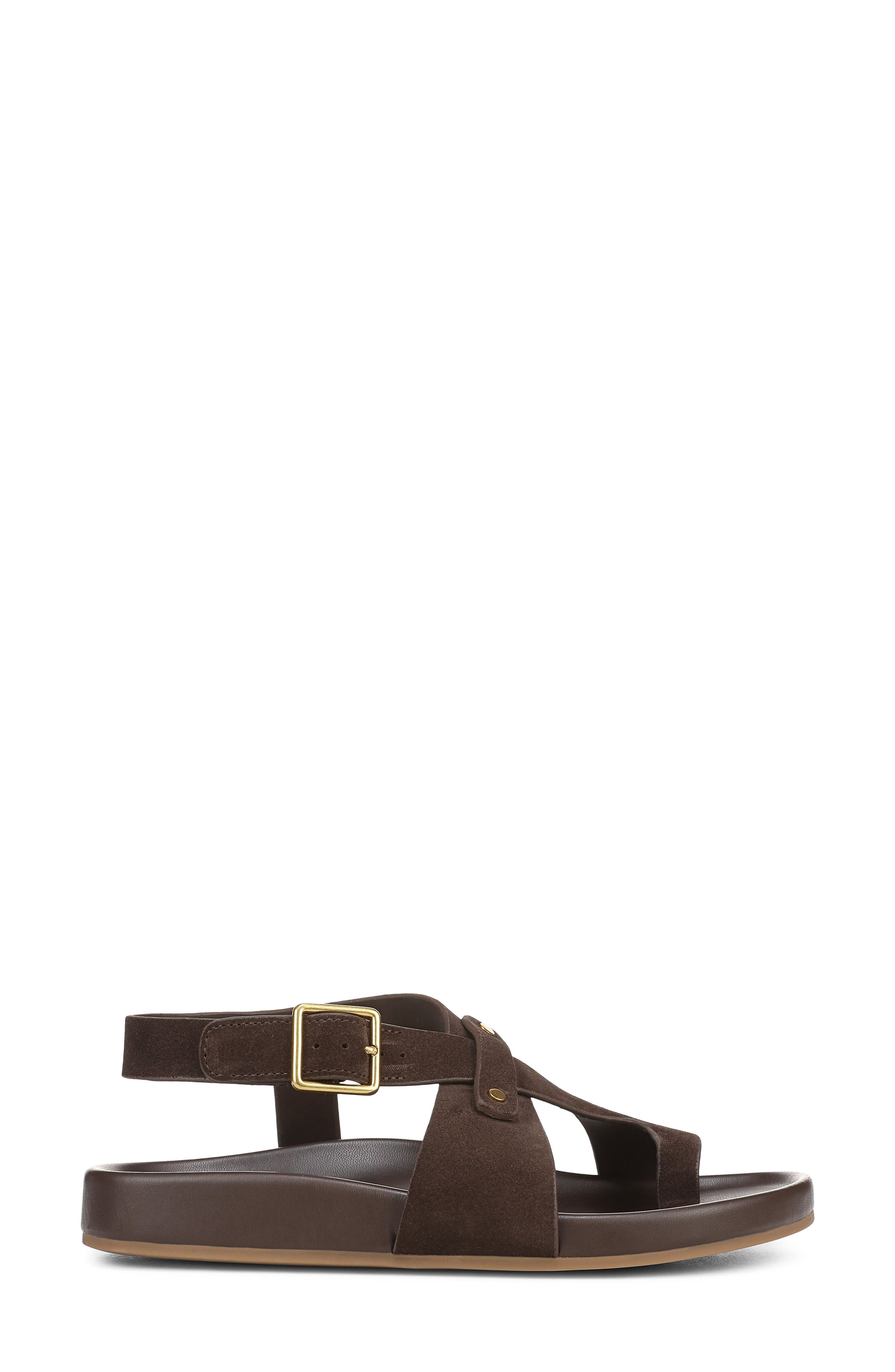 Franco Sarto Blair Sandal, Alternate, color, Umber Brown