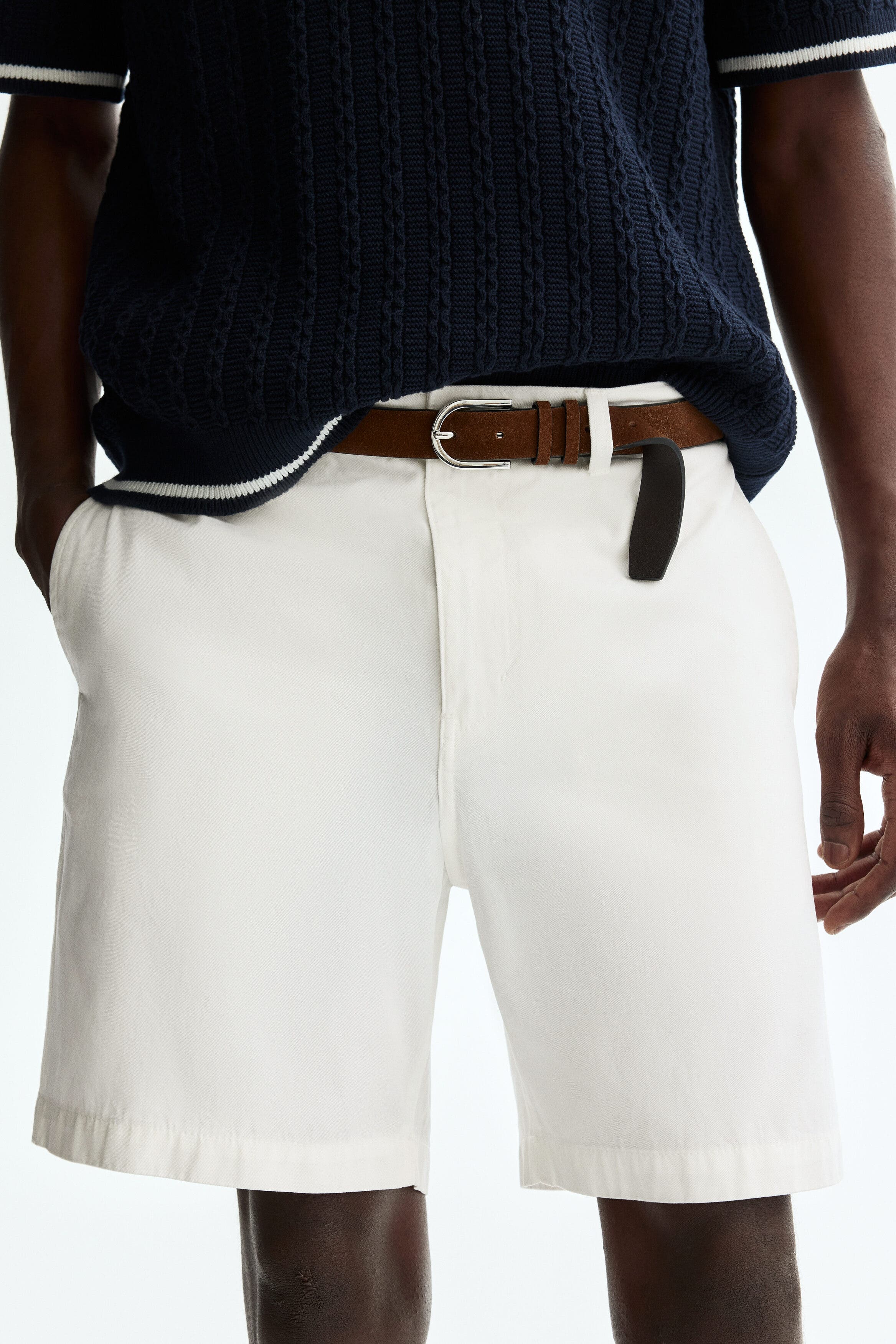 Relaxed Fit Chino Shorts - image 4