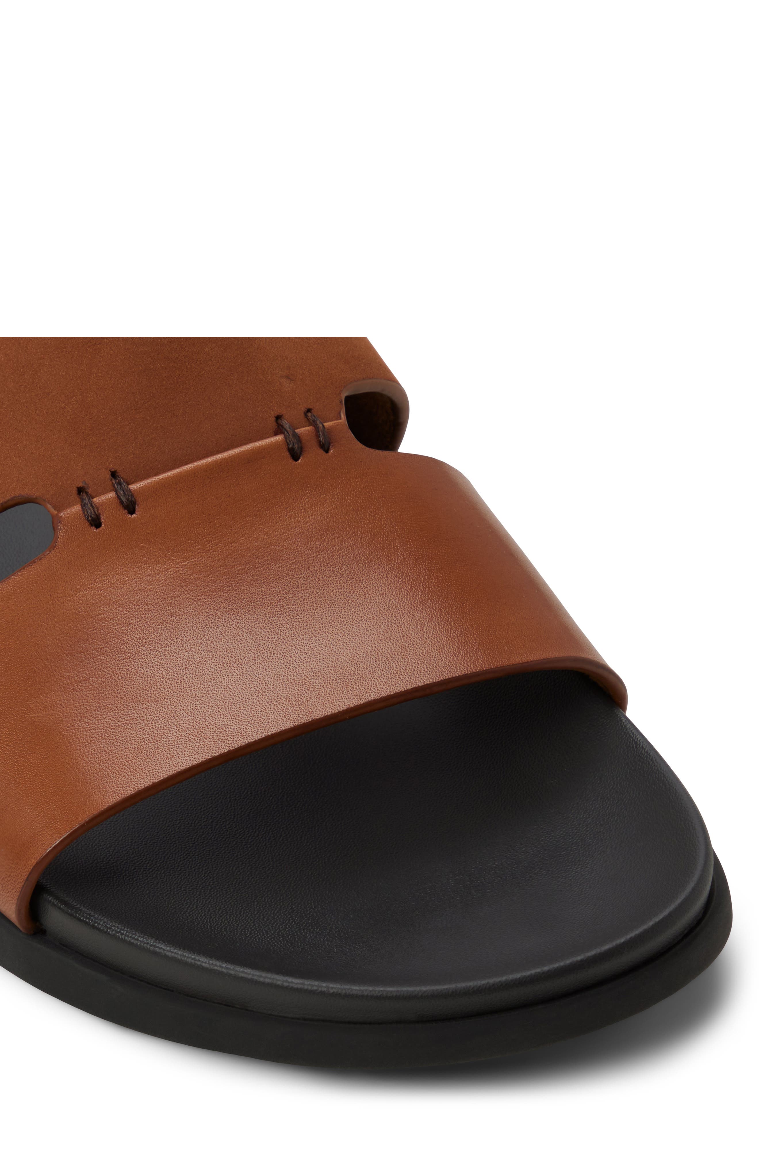 ALDO Marcelo Slide Sandal, Alternate, color, Cognac