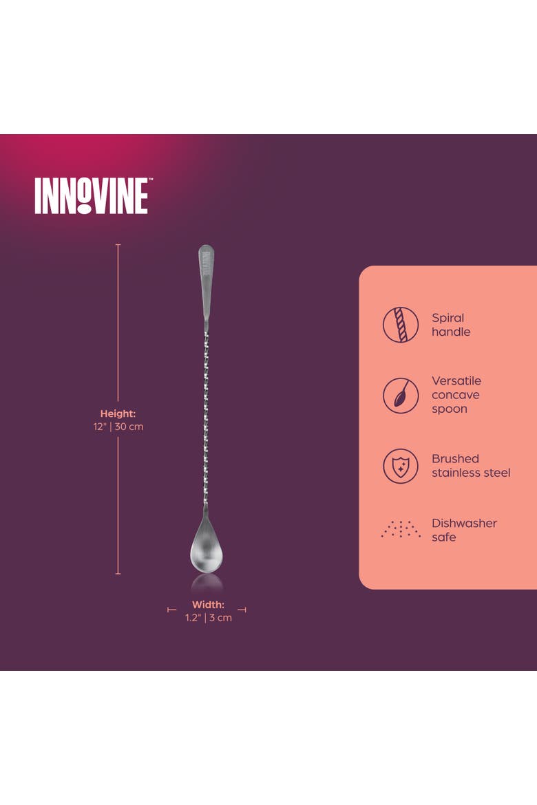 Professional Bar Spoon, Alternate, color, Silver
