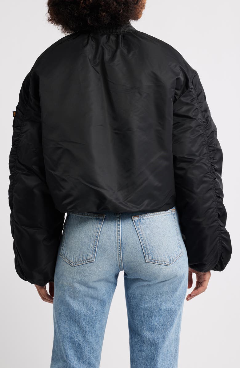 Alpha Industries MA-1 Flight Jacket, Alternate, color, Black