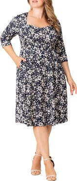 Kiyonna Royal Sweetheart Dress