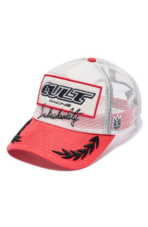 Racing Logo Mesh Trucker Hat