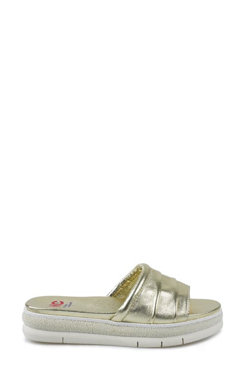 National Comfort Marieller Platform Slide Sandal In Multi