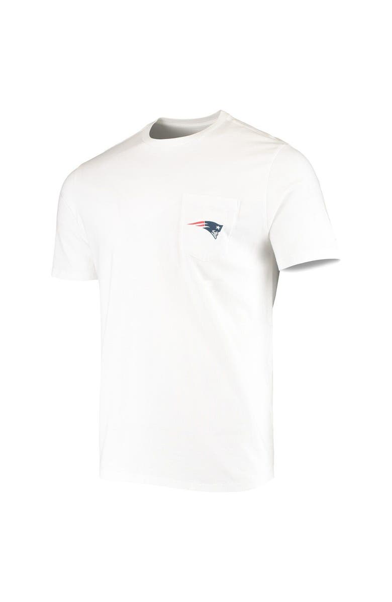 vineyard vines Men's Vineyard Vines White New England Patriots Big & Tall Helmet T-Shirt, Alternate, color, 