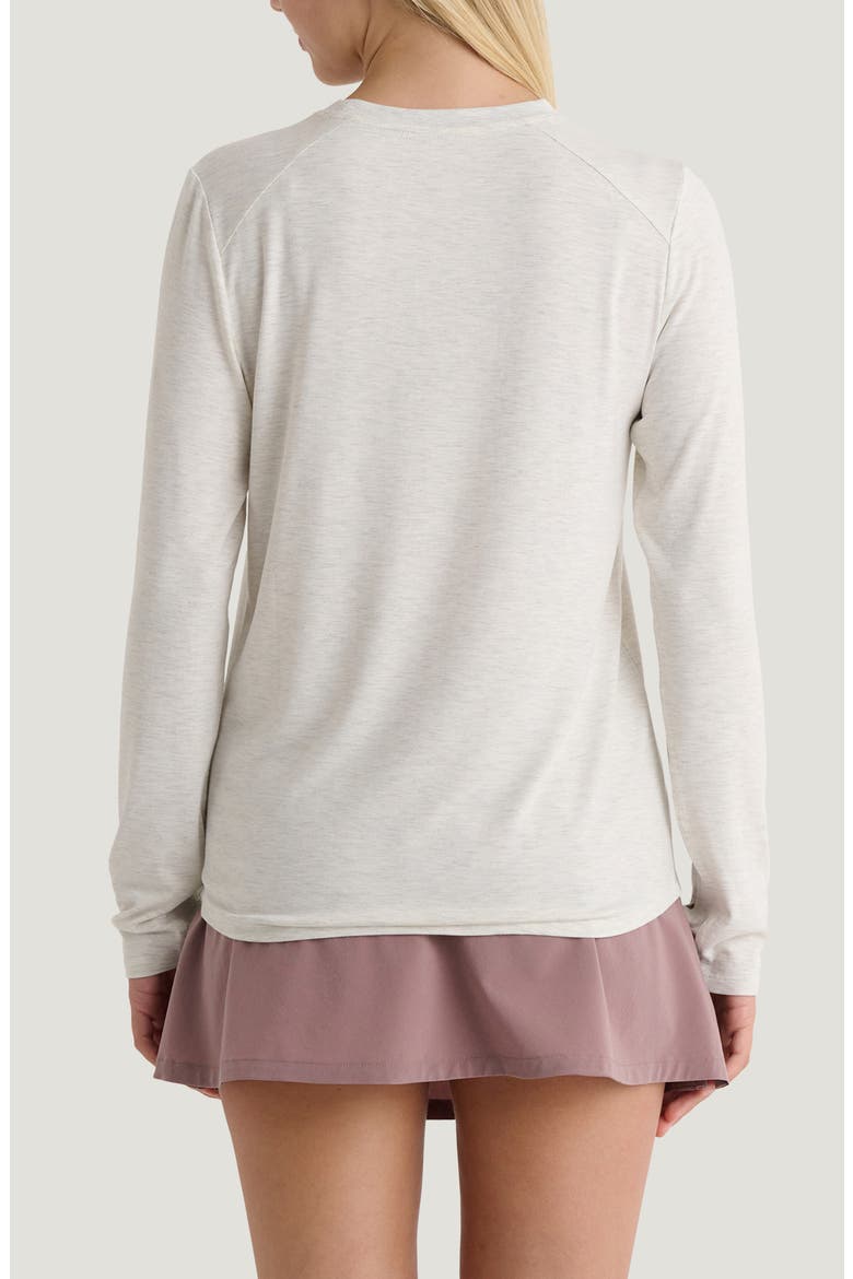 Shade Long Sleeve Top, Alternate, color, OFF WHITE HEATHER