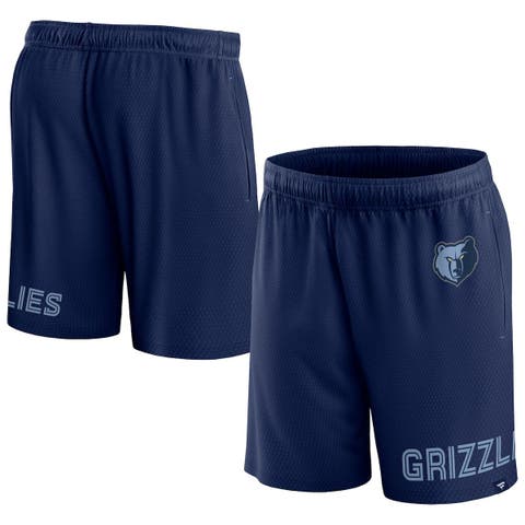 Men's Fanatics Branded Navy Memphis Grizzlies Free Throw Mesh Shorts