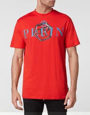 PHILIPP PLEIN T-Shirt Round Neck Philipp Plein Tm Hexagon Men