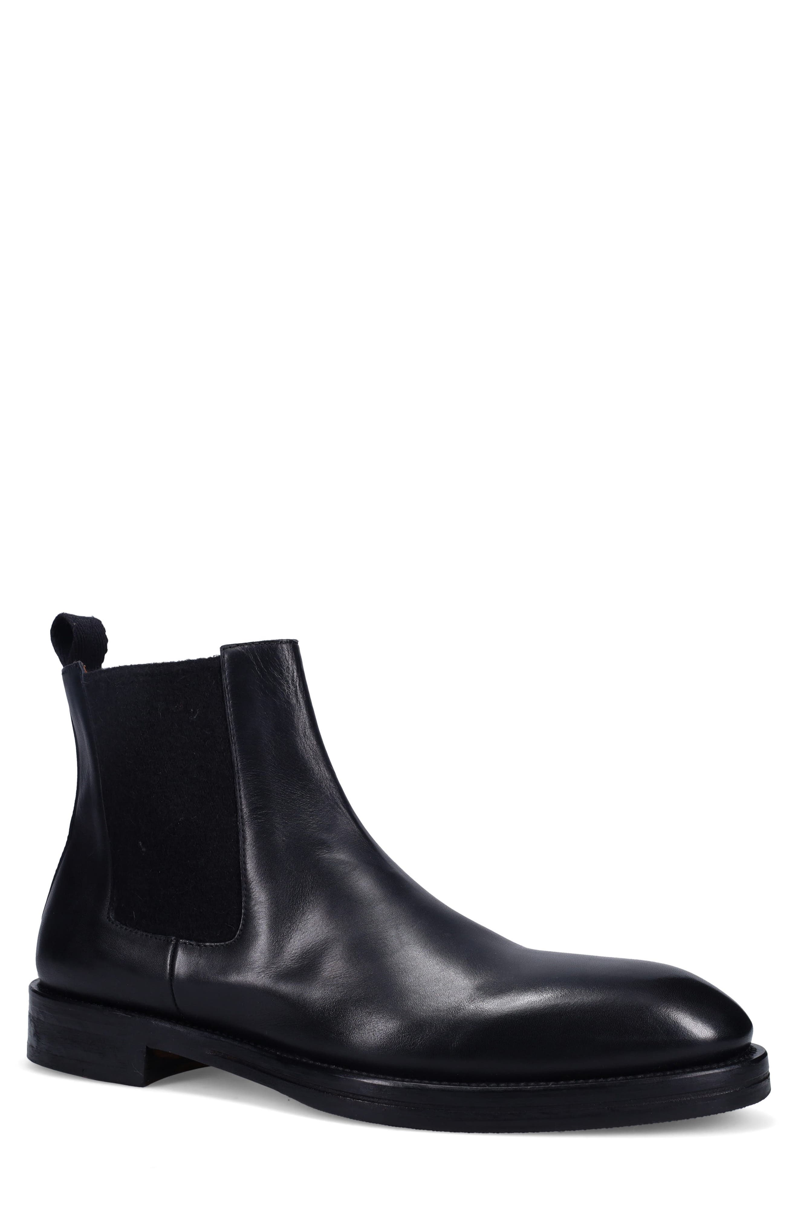 Ron White Ryder Chelsea Boot, Main, color, Black