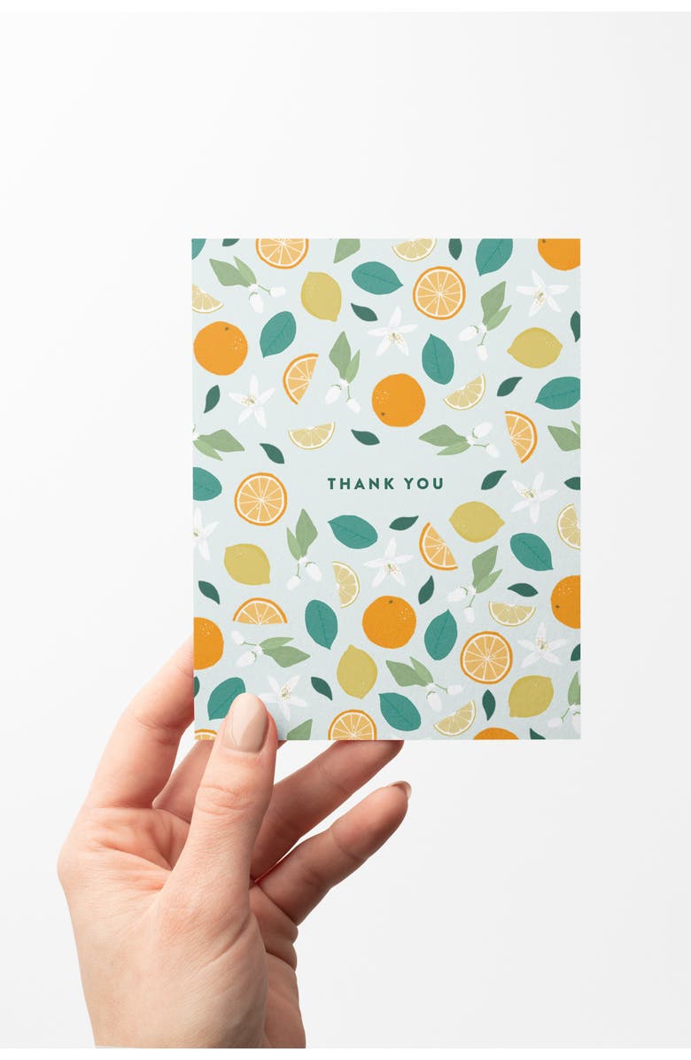 Joy Paper Co. Citrus
Botanicals Thank You - Boxed Set of 8 Cards, Alternate, color, Citrus
Botanicals