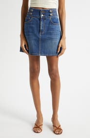 Ramy Brook Liv Denim Miniskirt