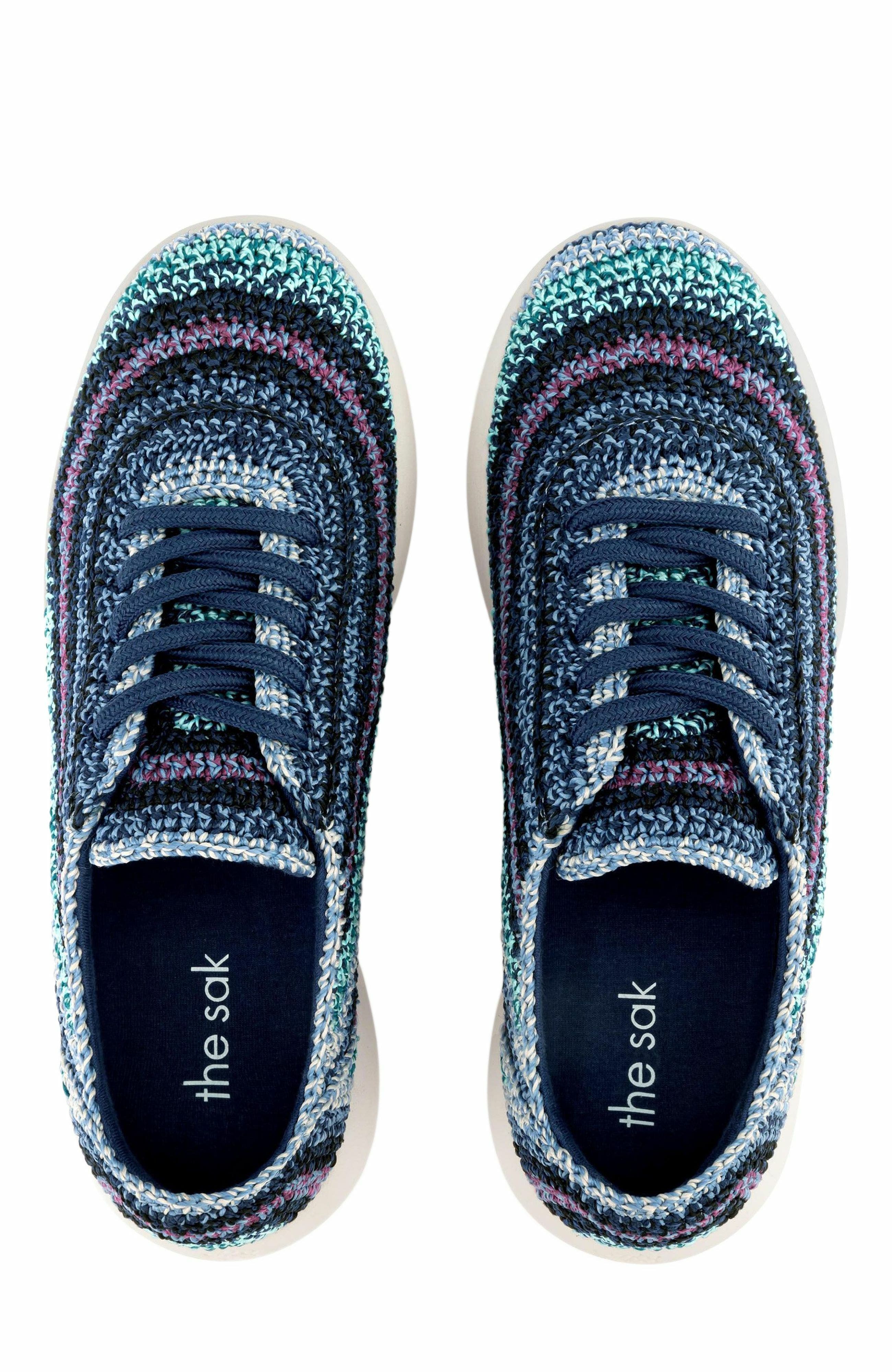 Asha Sneaker, Alternate, color, Lapis Stripe