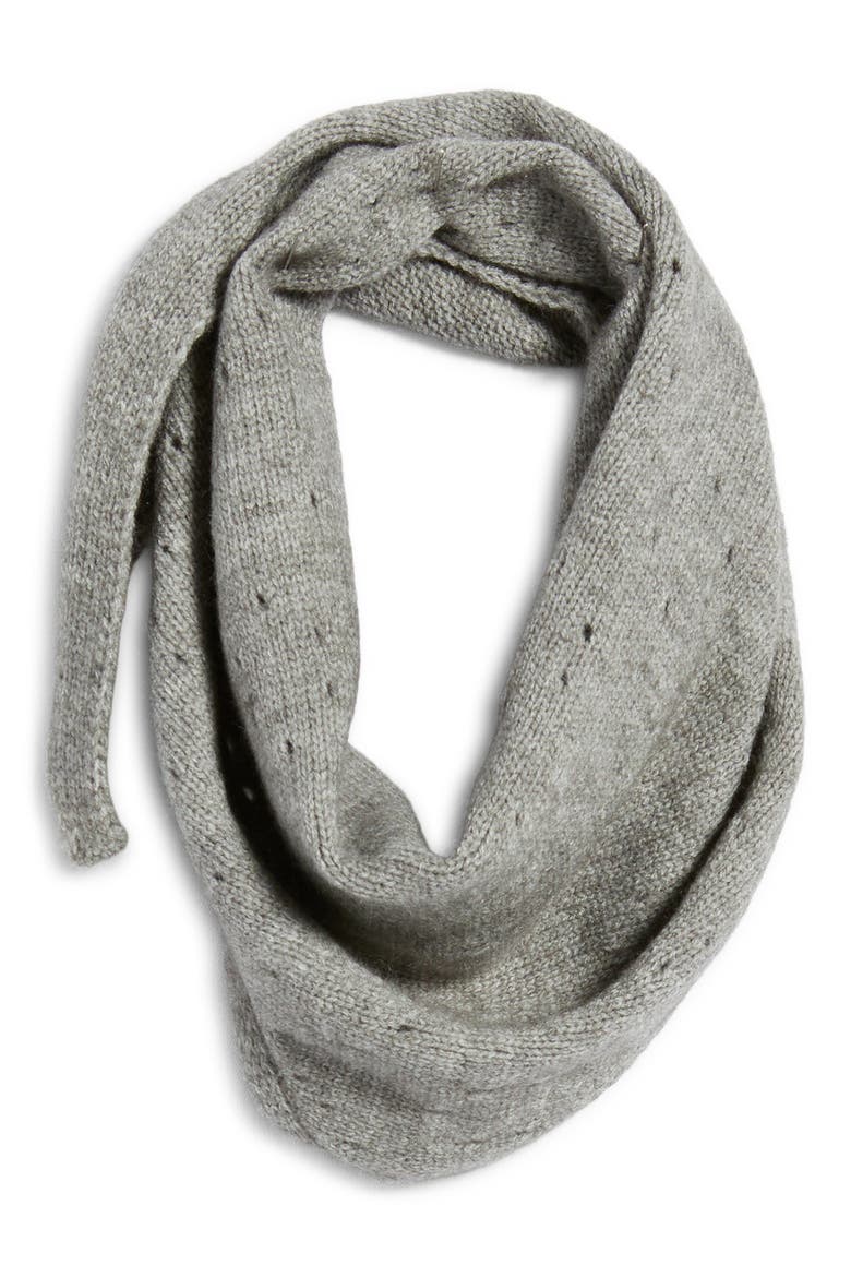 Essential Triangle Scarf, Alternate, color, GREY
