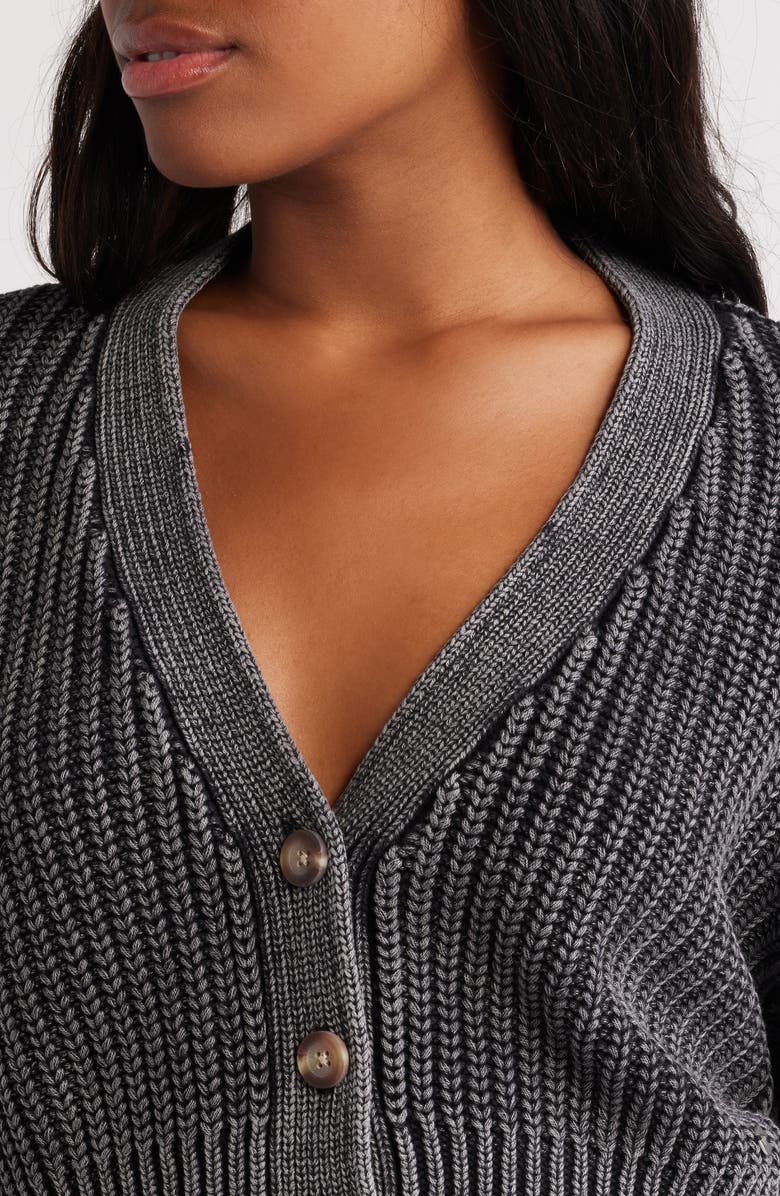 Roxy Sundaze Washed Cotton Crop Cardigan, Alternate, color,