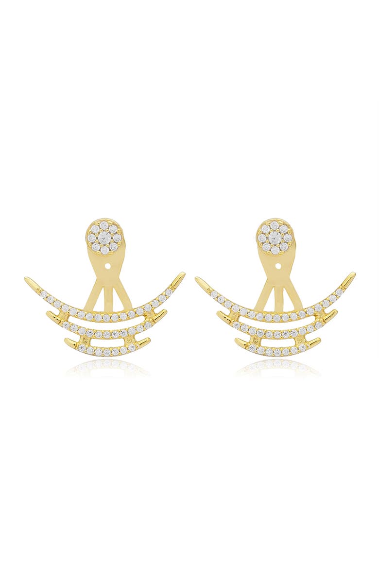 Mazin Jewels Shang Ear Jackets, Main, color, Gold