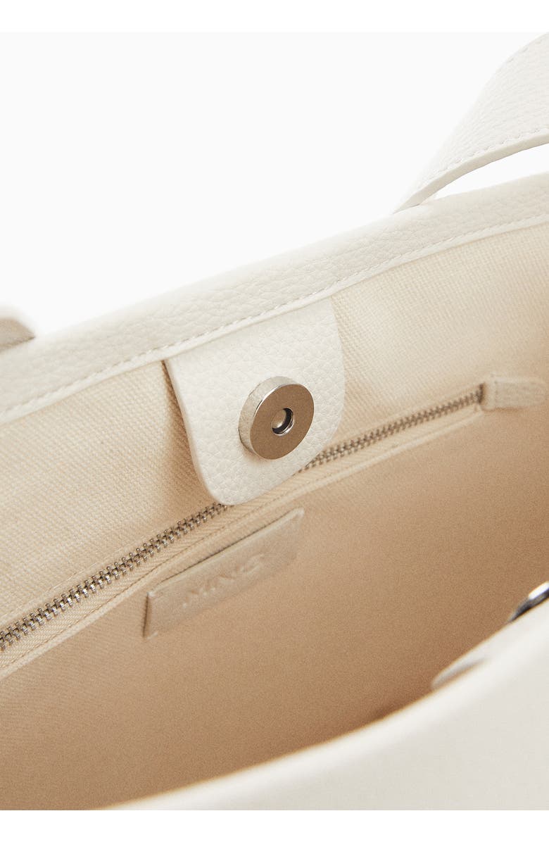 MANGO Faux Leather Bucket Bag, Alternate, color,