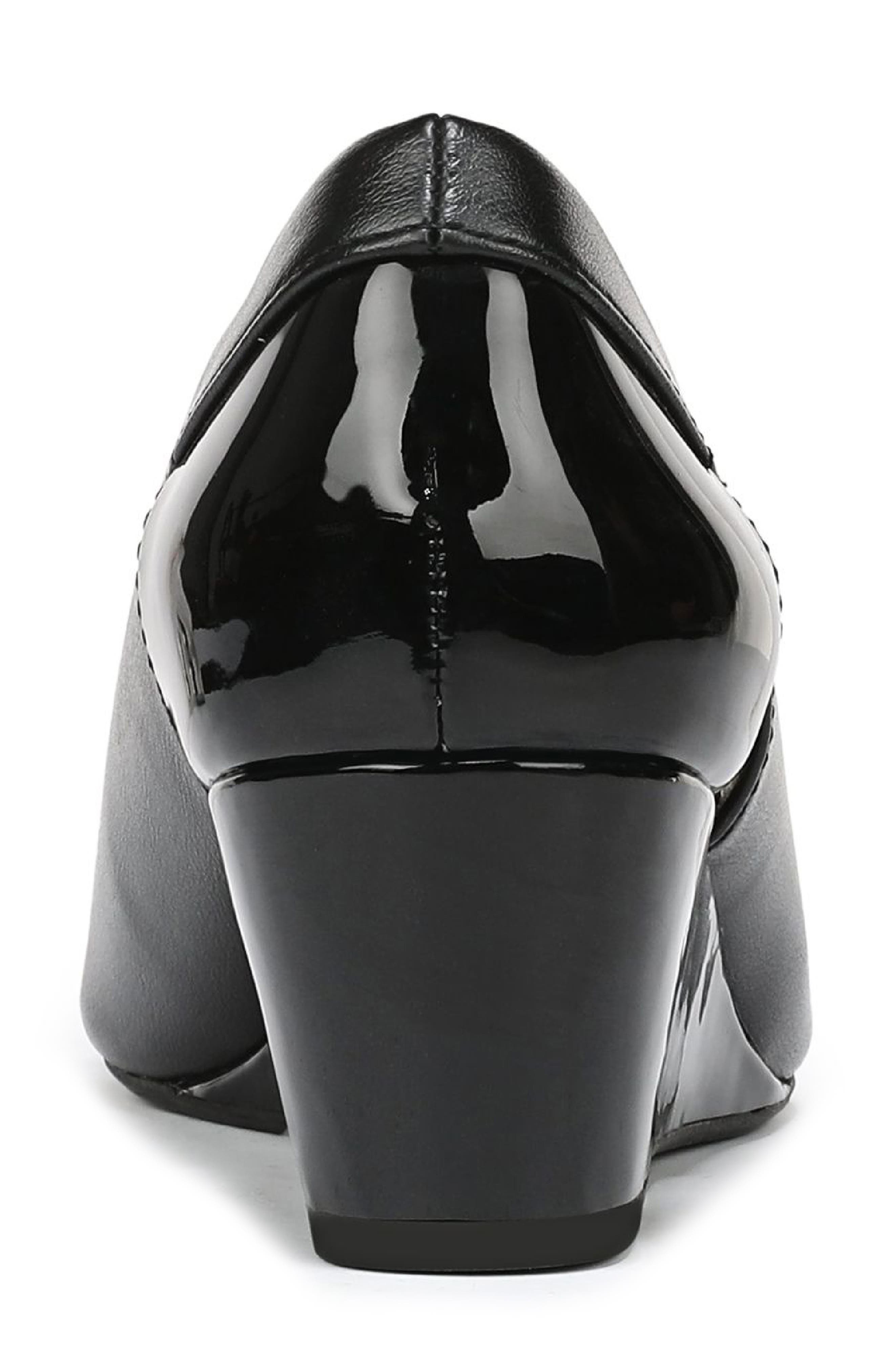 LifeStride Mina Wedge Pointed Toe Pump, Alternate, color, Black