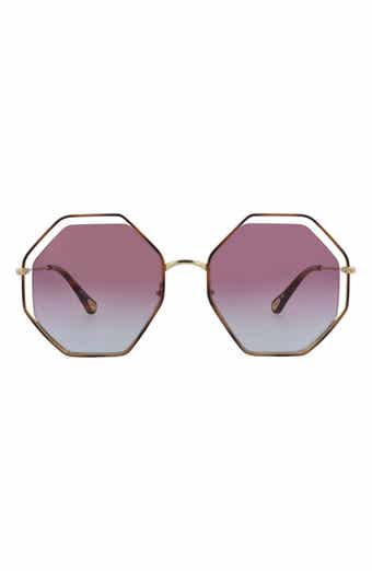 Chloé 58mm Gradient Octagon Sunglasses