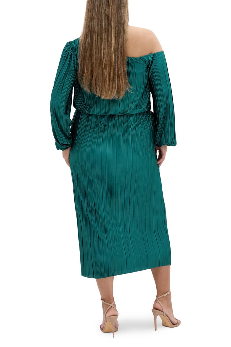 Jay Long Sleeve Midi Dress, Alternate, color, JADE