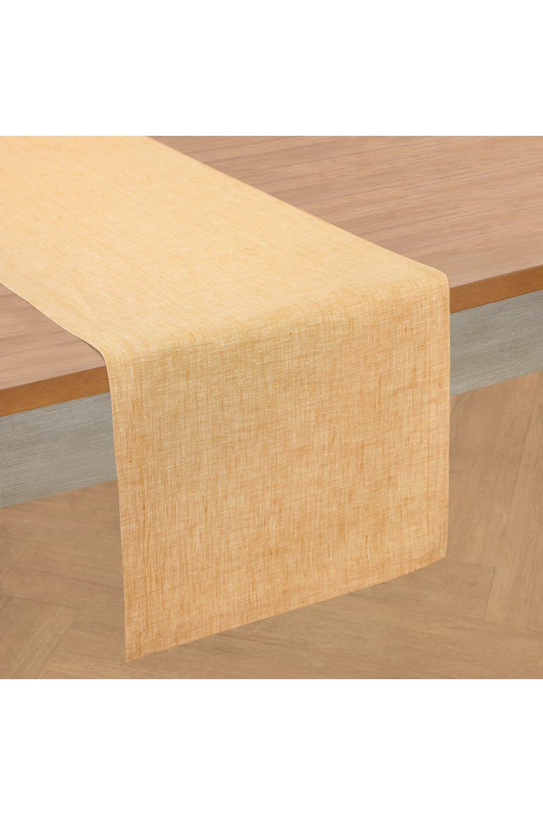 Linen Table Runner - Athena, Main, color, Golden Nugget